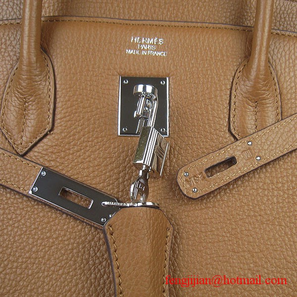 Hermes Birkin 40cm Togo Bag Light Coffee 6099